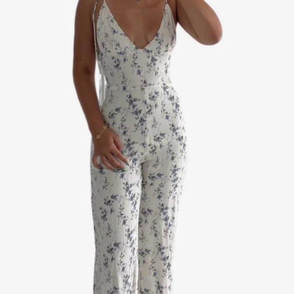 Reformation long jumpsuit